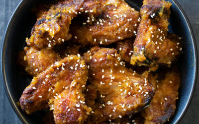 Spicy Mango Chicken Wings